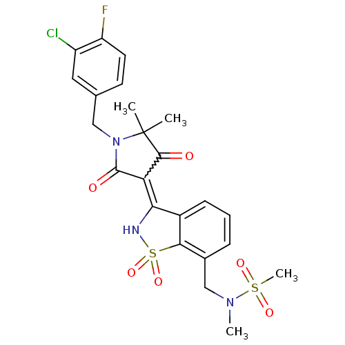 Chemical structure of BindingDB Monomer ID 30500