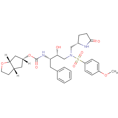 Chemical structure of BindingDB Monomer ID 31813