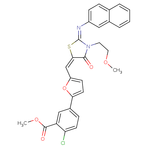 Chemical structure of BindingDB Monomer ID 31945