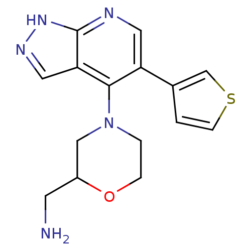 Chemical structure of BindingDB Monomer ID 33214