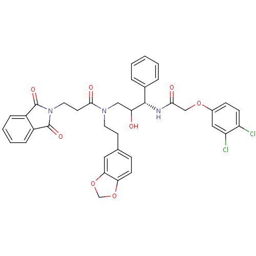 Chemical structure of BindingDB Monomer ID 36567