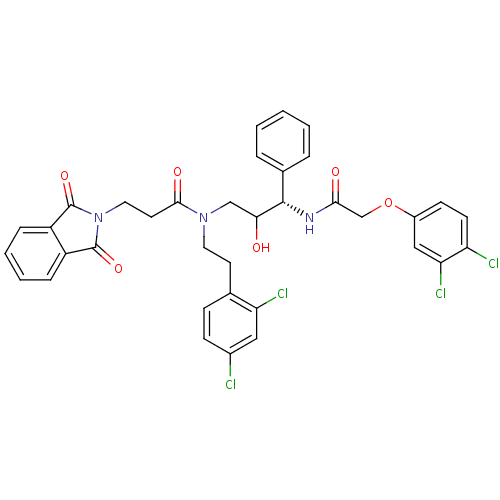 Chemical structure of BindingDB Monomer ID 36569