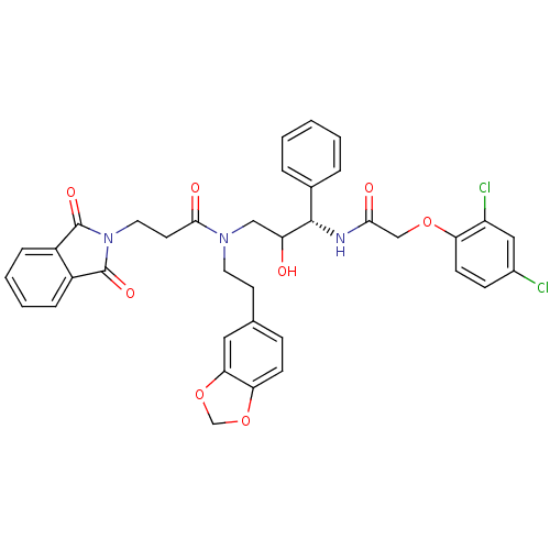 Chemical structure of BindingDB Monomer ID 36570