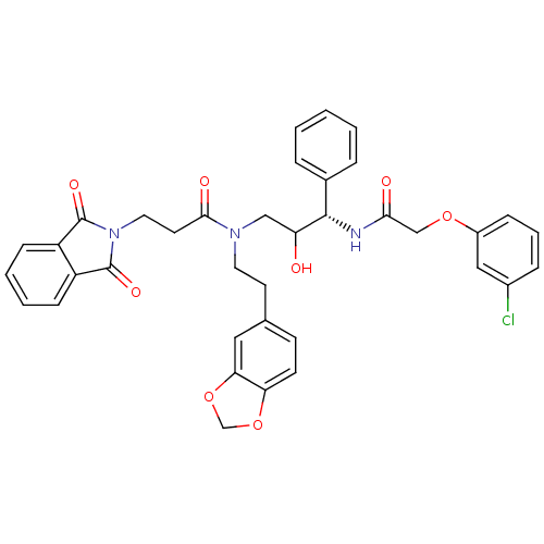 Chemical structure of BindingDB Monomer ID 36571