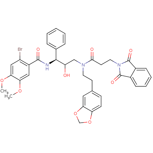 Chemical structure of BindingDB Monomer ID 36572