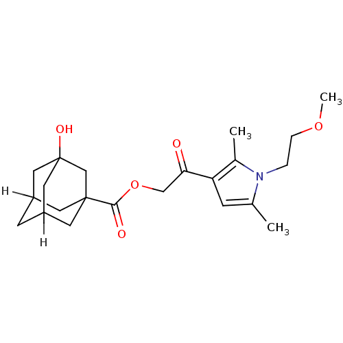Chemical structure of BindingDB Monomer ID 39465