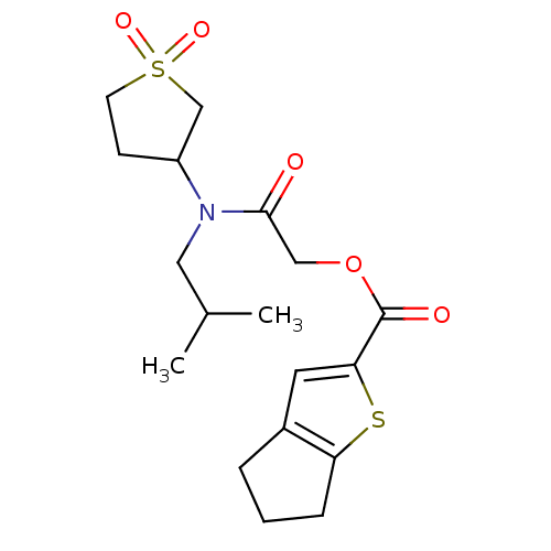 Chemical structure of BindingDB Monomer ID 39972
