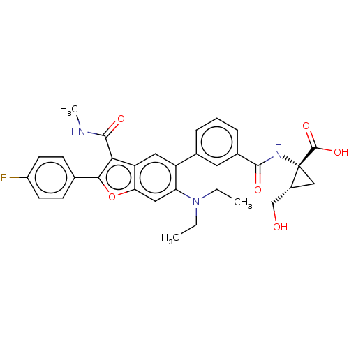 Chemical structure of BindingDB Monomer ID 300800
