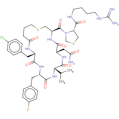 Chemical structure of BindingDB Monomer ID 301709
