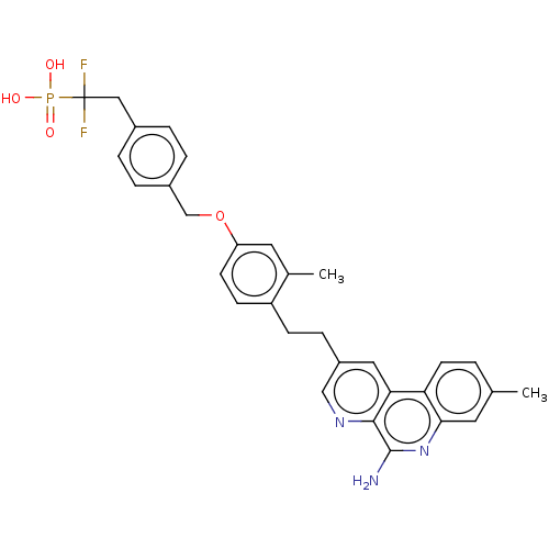 Chemical structure of BindingDB Monomer ID 301789