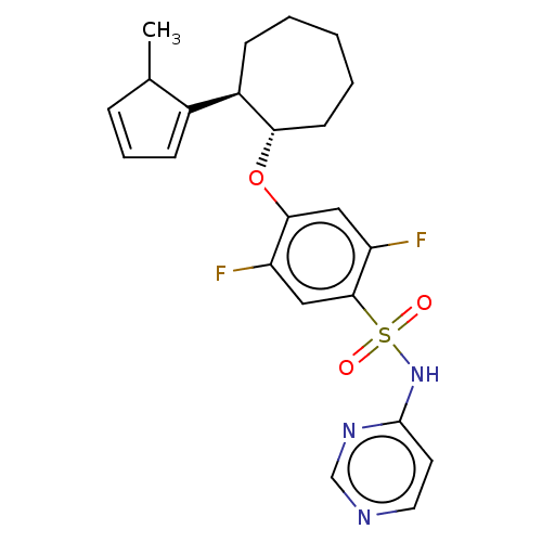 Chemical structure of BindingDB Monomer ID 301800