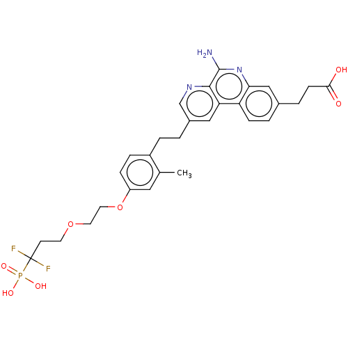 Chemical structure of BindingDB Monomer ID 301804