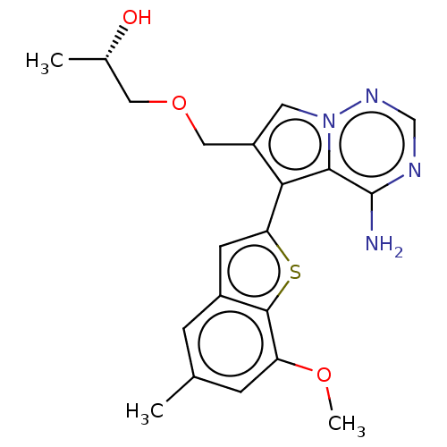 Chemical structure of BindingDB Monomer ID 302356
