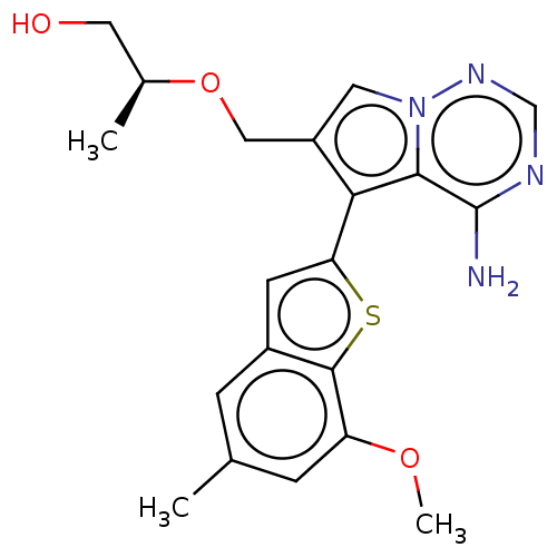 Chemical structure of BindingDB Monomer ID 302357
