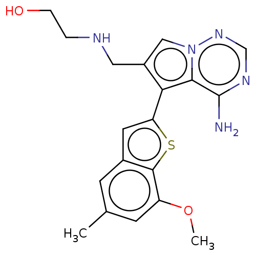 Chemical structure of BindingDB Monomer ID 302364