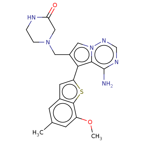 Chemical structure of BindingDB Monomer ID 302365