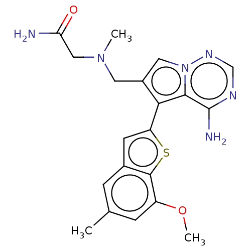 Chemical structure of BindingDB Monomer ID 302368