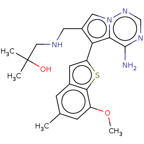Chemical structure of BindingDB Monomer ID 302371