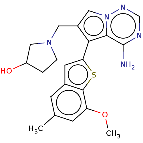 Chemical structure of BindingDB Monomer ID 302372