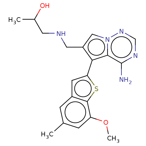 Chemical structure of BindingDB Monomer ID 302380
