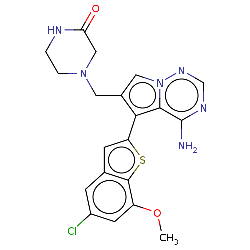 Chemical structure of BindingDB Monomer ID 302385