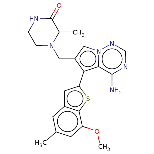 Chemical structure of BindingDB Monomer ID 302409