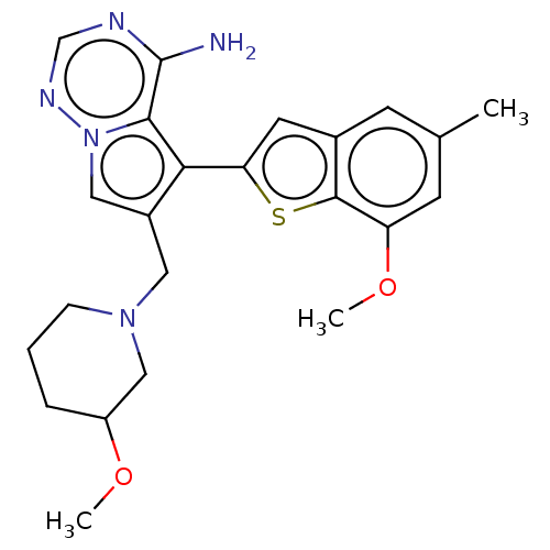 Chemical structure of BindingDB Monomer ID 302416