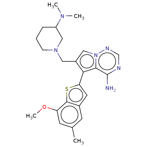 Chemical structure of BindingDB Monomer ID 302421
