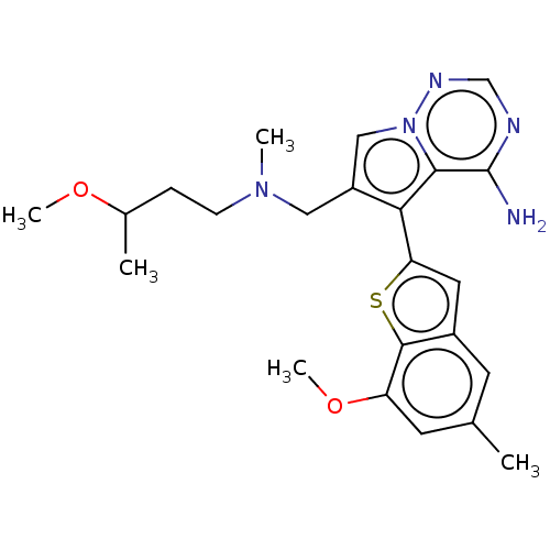 Chemical structure of BindingDB Monomer ID 302425