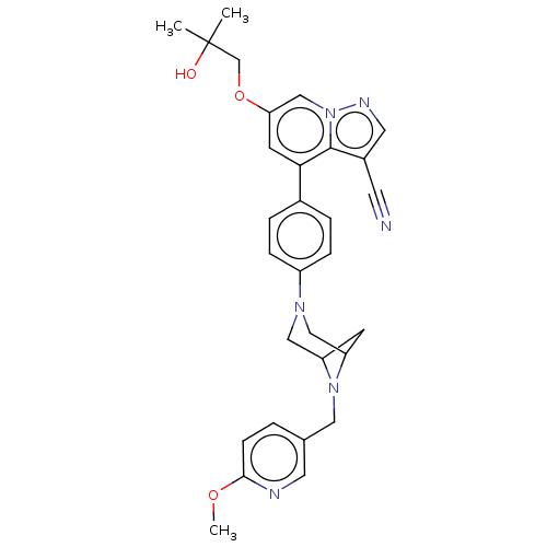 Chemical structure of BindingDB Monomer ID 303406