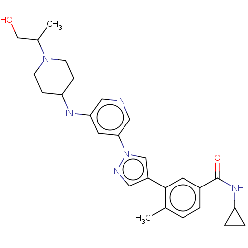 Chemical structure of BindingDB Monomer ID 303429