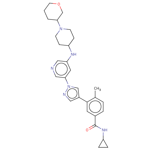 Chemical structure of BindingDB Monomer ID 303433