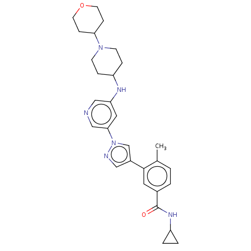 Chemical structure of BindingDB Monomer ID 303434