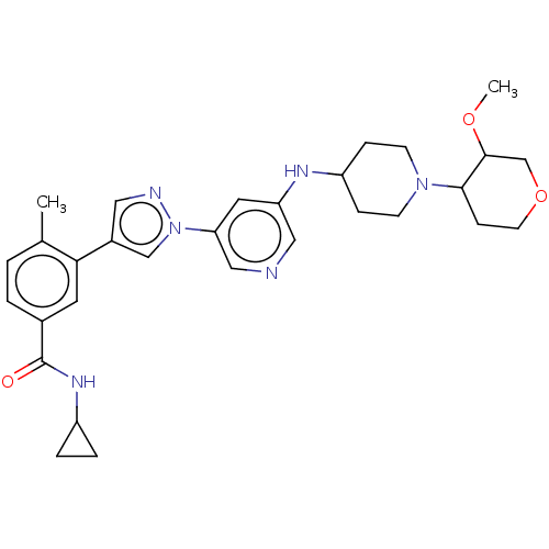 Chemical structure of BindingDB Monomer ID 303435