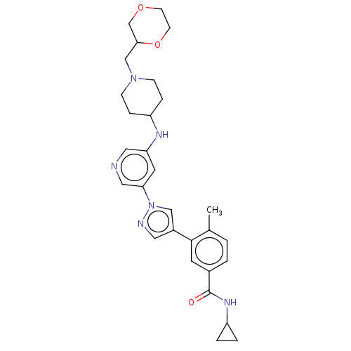 Chemical structure of BindingDB Monomer ID 303440