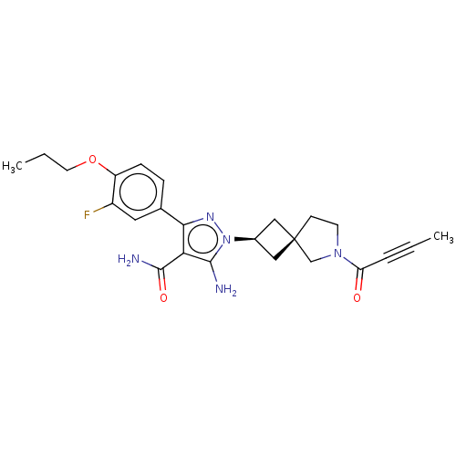 Chemical structure of BindingDB Monomer ID 303649