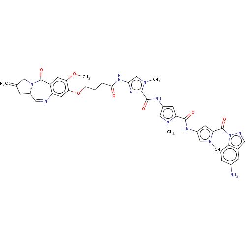 Chemical structure of BindingDB Monomer ID 304255