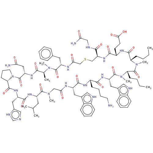 Chemical structure of BindingDB Monomer ID 304260