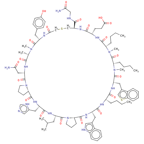 Chemical structure of BindingDB Monomer ID 304263