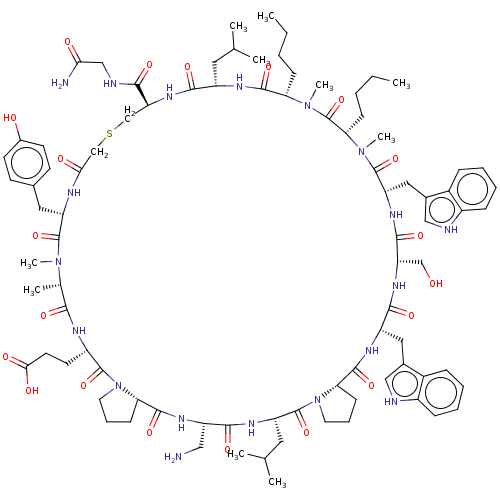 Chemical structure of BindingDB Monomer ID 304267
