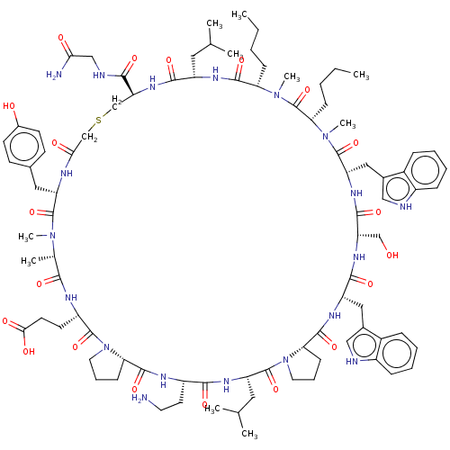 Chemical structure of BindingDB Monomer ID 304270