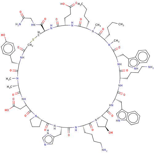 Chemical structure of BindingDB Monomer ID 304271