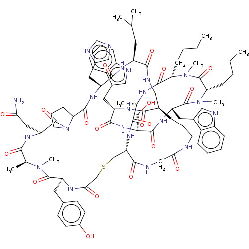 Chemical structure of BindingDB Monomer ID 304275