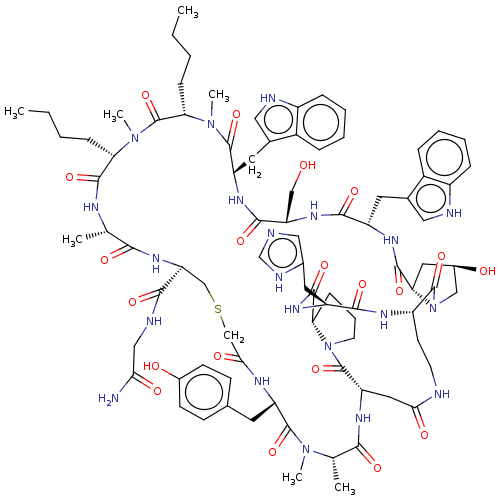 Chemical structure of BindingDB Monomer ID 304276