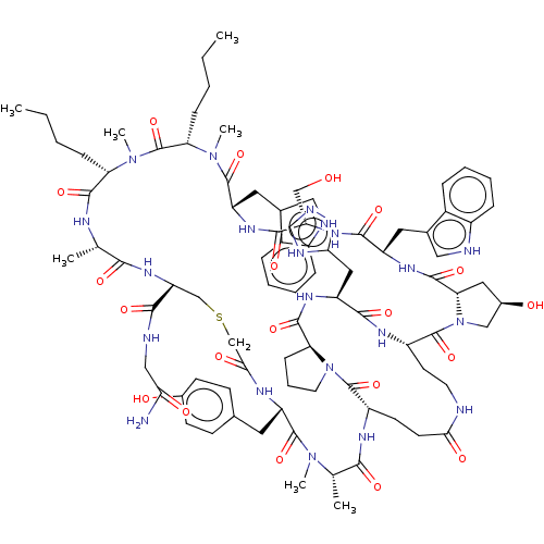 Chemical structure of BindingDB Monomer ID 304277