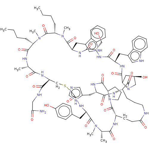 Chemical structure of BindingDB Monomer ID 304280