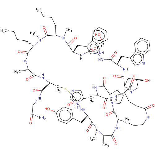 Chemical structure of BindingDB Monomer ID 304281