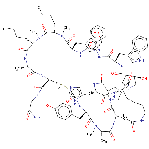 Chemical structure of BindingDB Monomer ID 304282
