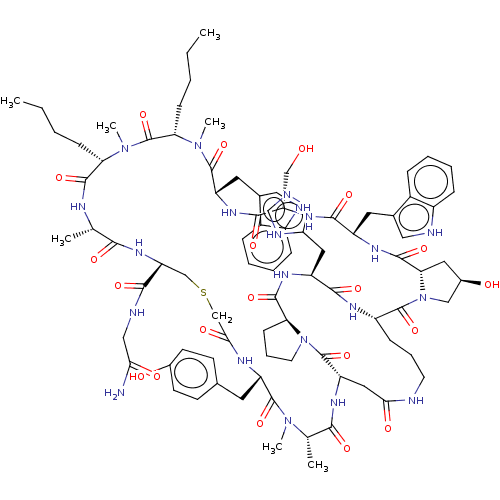 Chemical structure of BindingDB Monomer ID 304283
