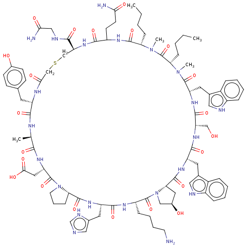 Chemical structure of BindingDB Monomer ID 304284